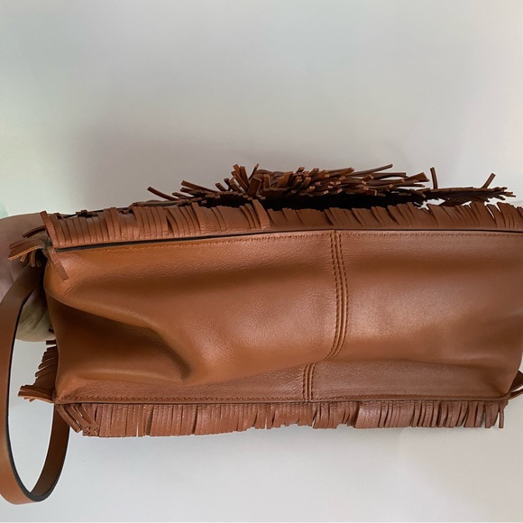 VALENTINO GARAVANI Leather Crossbody/clutch  Large Fringe Detachable Strap - Picture 10 of 16